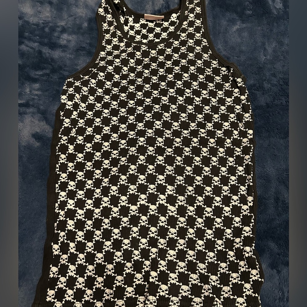 Y2K Skull Tank Top